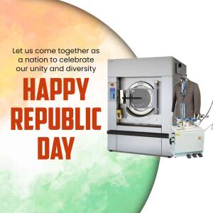 Happy Republic Day Laundry Offer Branding Post For Instagram
