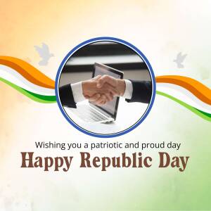 Happy Republic Day - Partnership & Progress Template For Threads