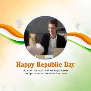 Happy Republic Day - Business & Progress Post For WhatsApp