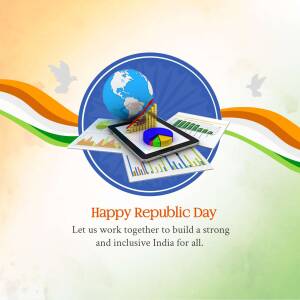 Happy Republic Day - India's Growth Marketing Image For Telegram