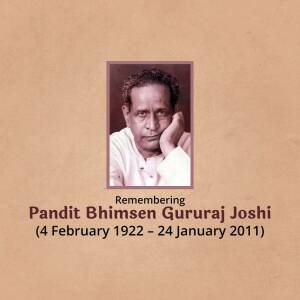 Pandit Bhimsen Gururaj Joshi - Remembering A Legend Advertisement For Threads