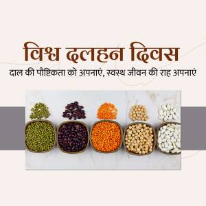 Assortment of different types of lentils and pulses