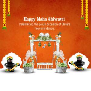 Happy Maha Shivratri Flyer For Instagram
