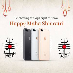 Happy Maha Shivratri - IPhone Promotion Artwork For Telegram
