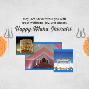 Happy Maha Shivaratri Greetings Flyer For Threads