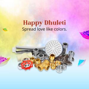 Happy Dhuleti - Plumbing Supplies Branding Post For LinkedIn