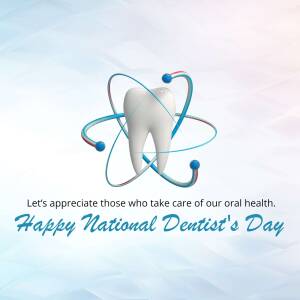 Happy National Dentist's Day! Post For X
