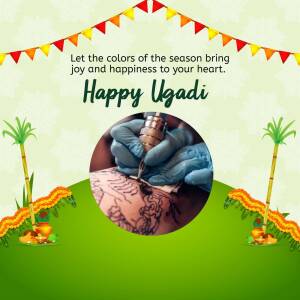 Happy Ugadi - Festive Greetings Template For Instagram