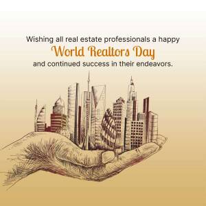 Happy World Realtors Day Business Poster For LinkedIn