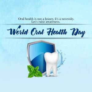 World Oral Health Day Awareness Advertisement For Threads
