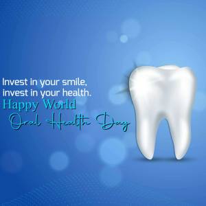 Happy World Oral Health Day Design For Telegram
