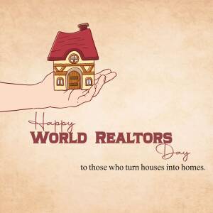 Happy World Realtors Day Business Poster For X