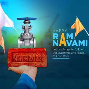 Ram Navami Celebration With Industrial Valve Design For Instagram