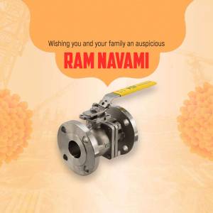 Ram Navami Greetings With Industrial Valve Design For Twitter