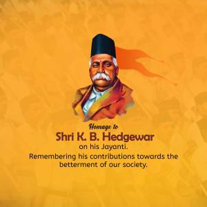 Shri K. B. Hedgewar Jayanti Advertisement For Google Business Profile