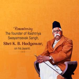 Remembering K. B. Hedgewar Branding Post For Twitter