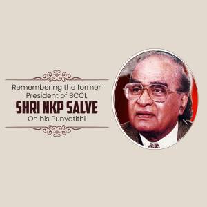 Remembering Shri N.K.P. Salve Artwork For Facebook