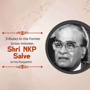 Tributes To Shri NKP Salve Artwork For Telegram