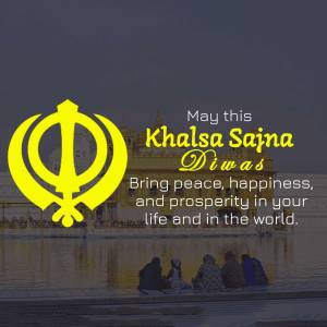 Khalsa Sajna Diwas Greetings Social Media Post For Google Business Profile