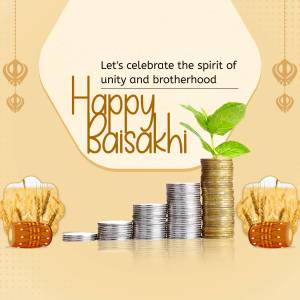 Happy Baisakhi Celebration Template For Pinterest