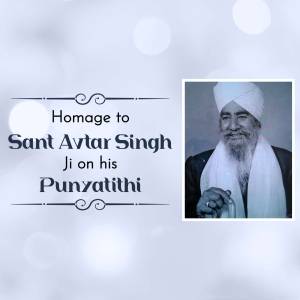Homage To Sant Avatar Singh Ji Creative Design For Twitter