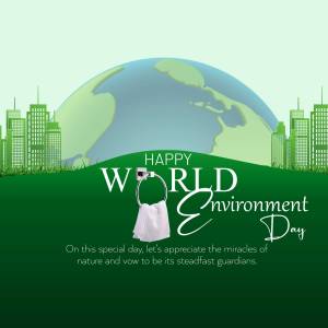 Happy World Environment Day Business Poster For Twitter