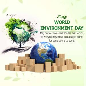 Happy World Environment Day Graphic For WhatsApp