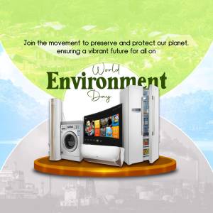 World Environment Day - Sustainable Appliances Creative Design For Facebook