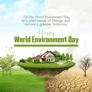 Happy World Environment Day Banner For Pinterest