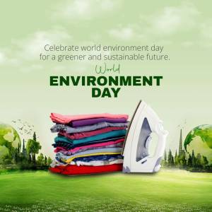 World Environment Day - Sustainable Living Graphic For Telegram