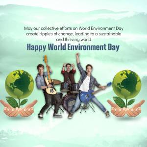 Happy World Environment Day - Band Celebration Graphic For Instagram