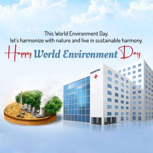 Happy World Environment Day - Sustainable Harmony Creative Design For X