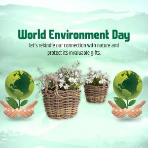World Environment Day - Protect Nature Creative Design For Telegram