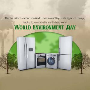 World Environment Day - Sustainable Appliances Image For Twitter