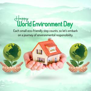 Happy World Environment Day Business Poster For LinkedIn