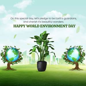 Happy World Environment Day Design For WhatsApp