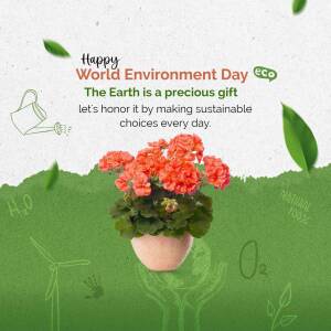 Happy World Environment Day Business Poster For Facebook