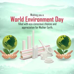 World Environment Day - Eco-Conscious Choices Branding Post For X