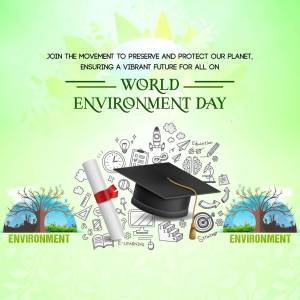 World Environment Day - Preserve And Protect Banner For Telegram