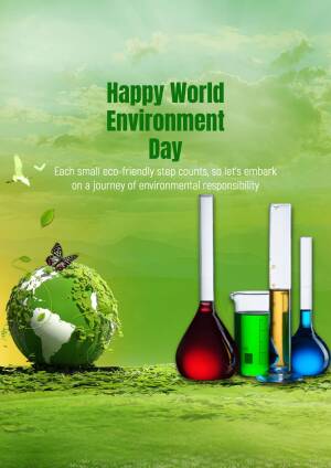 Happy World Environment Day Creative Design For LinkedIn