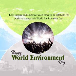 Happy World Environment Day - Inspiring Change Marketing Image For X