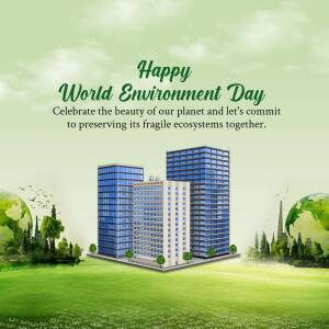 Happy World Environment Day Promotional Banner For Threads