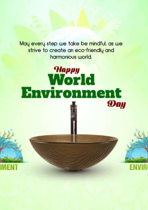 Happy World Environment Day Creative Design For Facebook