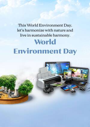 World Environment Day - Sustainable Technology Flyer For X