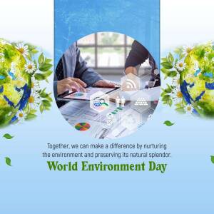 World Environment Day - Sustainable Future Graphic For Pinterest