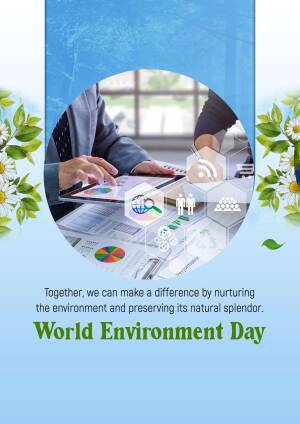 World Environment Day - Sustainable Future Flyer For LinkedIn