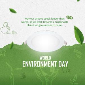 World Environment Day - Sustainable Future Image For X