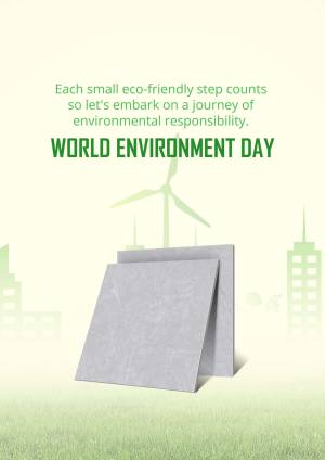 World Environment Day - Eco-Friendly Steps Graphic For Telegram