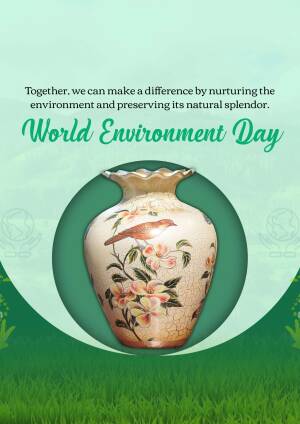 World Environment Day - Nurturing Nature Post For WhatsApp