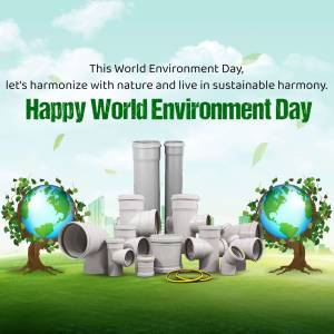World Environment Day - Sustainable Plumbing Template For LinkedIn